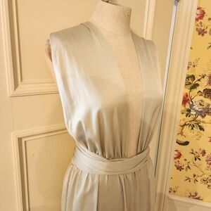 Cider Stylish Sleeveless Romper in Soft Sage